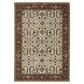 Oriental Weavers Aberdeen Floral Border 5"3" x 7"6" Ivory and Red Area Rug, , large