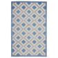 Nourison Aloha ALH26 2"8" x 4" Blue and Grey Indoor/Outdoor Area Rug, , large