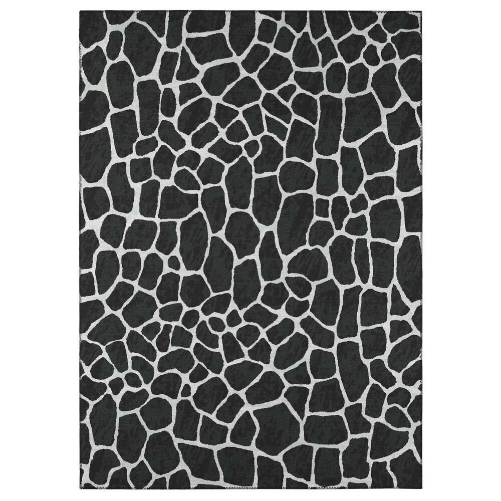 Dalyn Rug Company Mali ML4 8" Round Midnight Indoor/Outdoor Area Performance Rug, , large