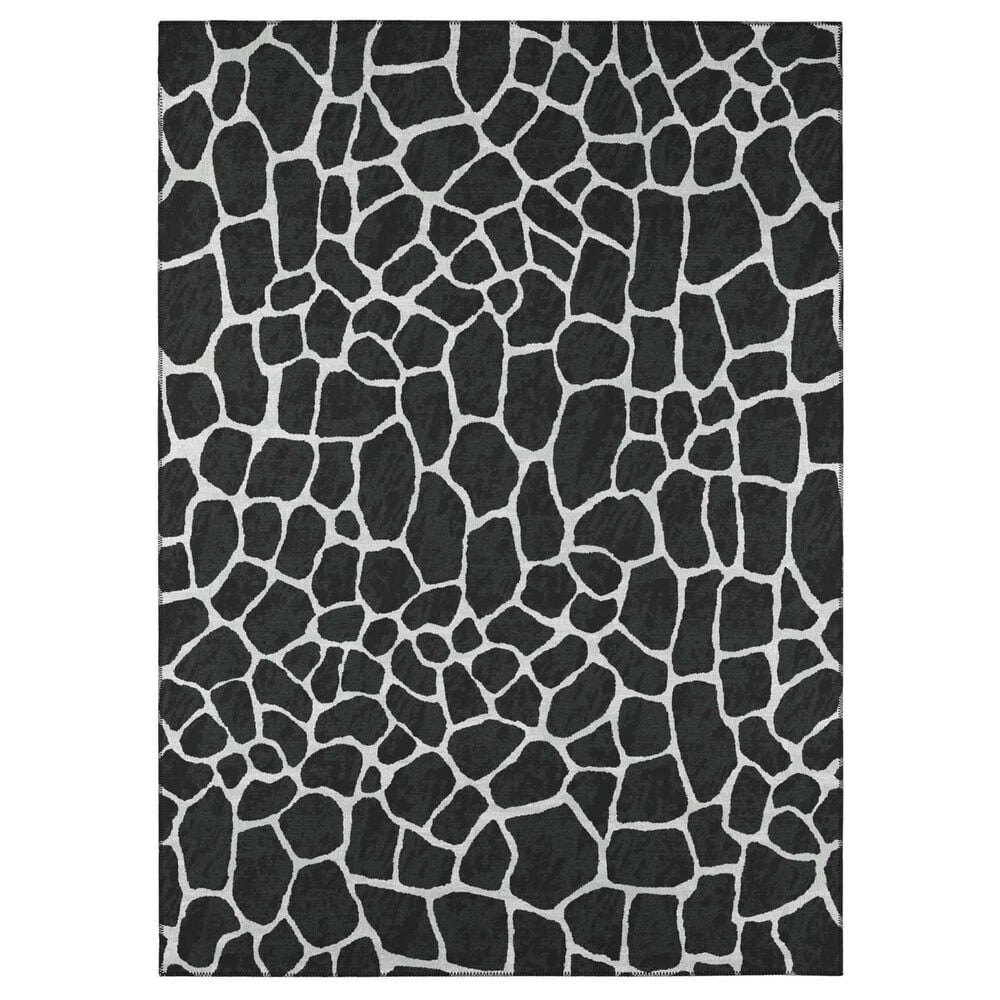 Dalyn Rug Company Mali ML4 8" Round Midnight Indoor/Outdoor Area Performance Rug, , large