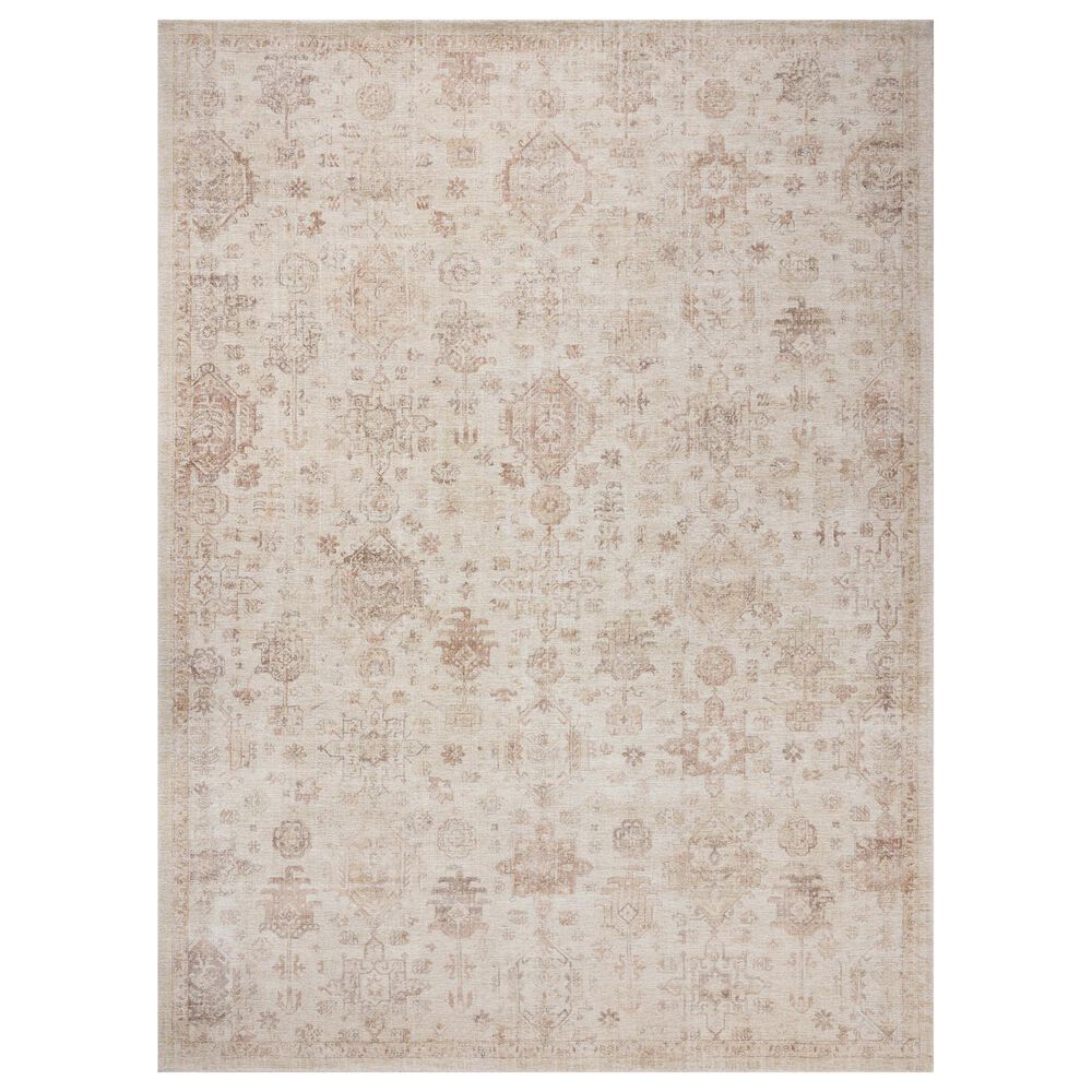 Loloi Marcella Sand and Terracotta 11"6" x 15" Area Rug, , large