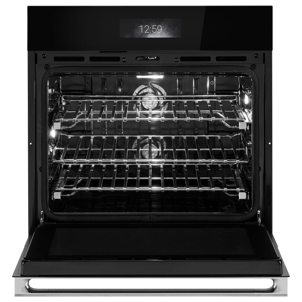 JennAir Noir 30" Smart Single Wall Oven with Three Racks and V2 Vertical Dual-Fan in Stainless Steel, , large