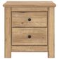 Ashley Makidern 2 Drawer Nightstand in Tan with USB Port, , large