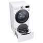 LG 5.0 Cu. Ft. Front Load Washer and 7.4 Cu. Ft. Gas Dryer with TurboWash 360 Laundry Pair in White (Pedestals Sold Separately), , large