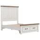 Ashley Savonport 4 Piece Full Storage Bedroom Set in White and Brown, , large