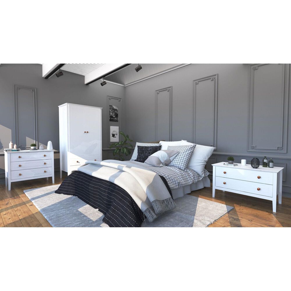 Dayton Crown Full Wardrobe in White, , large