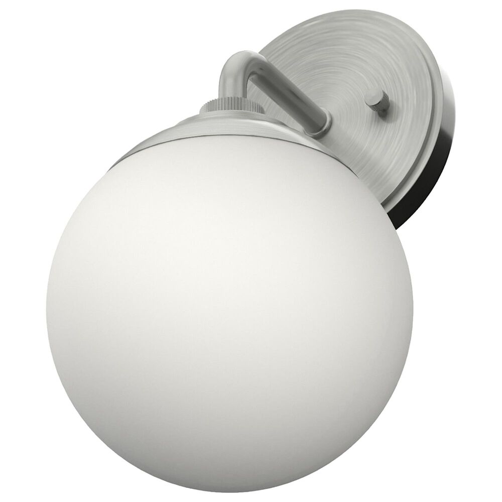 Hunter Hepburn 1-Light Wall Sconce in Brushed Nickel, , large