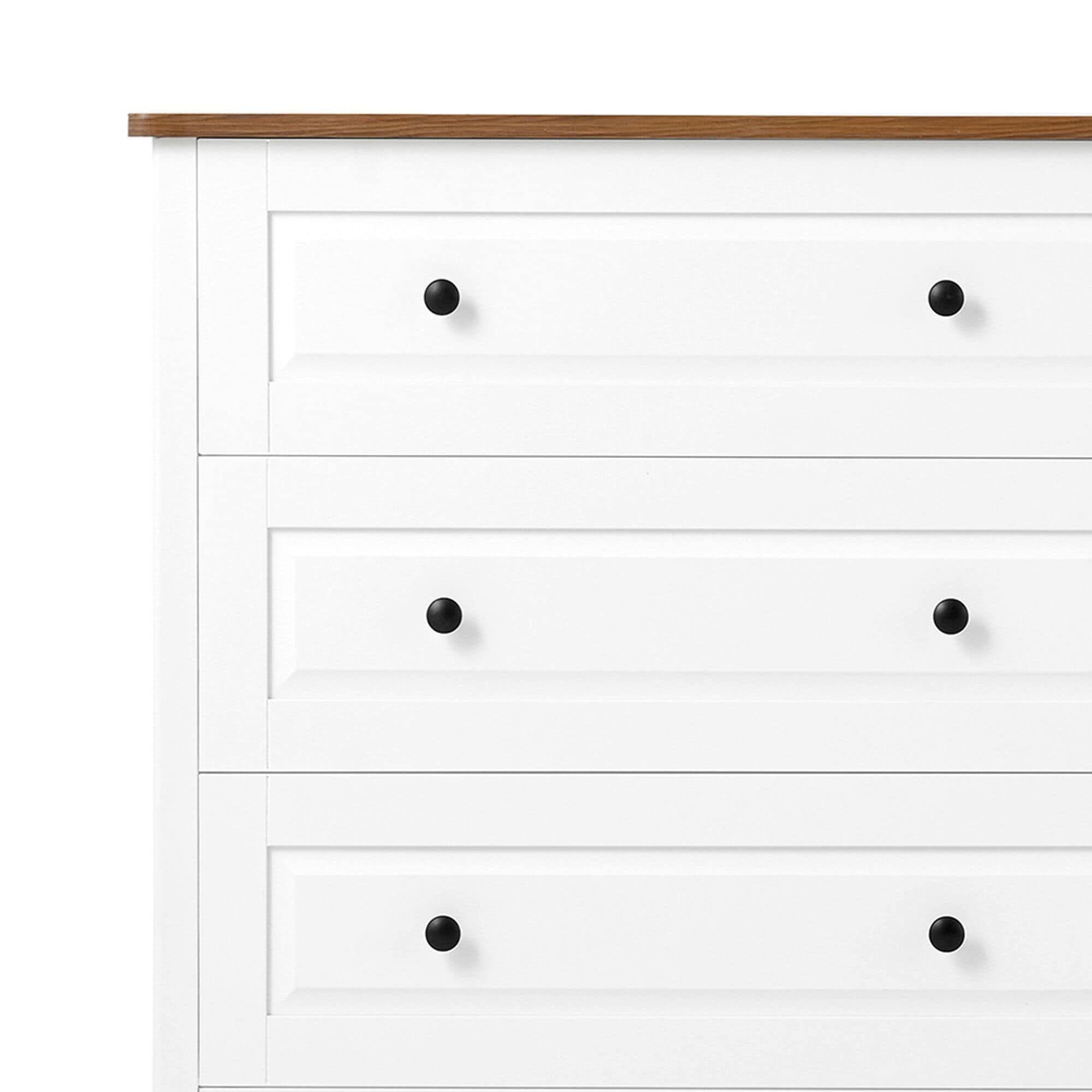 Hearth and Haven 6-Drawer Dresser in White