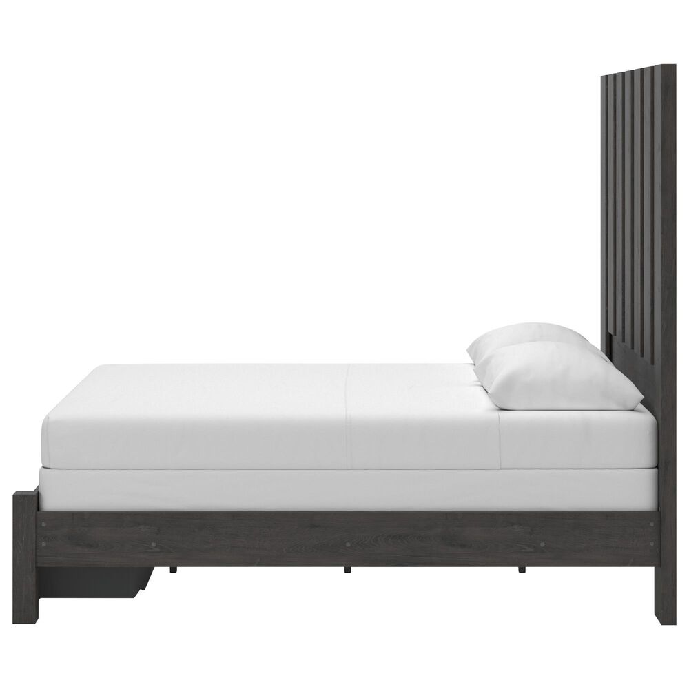 Ashley Fraluna Queen Panel Storage Bed  in Charcoal, , large
