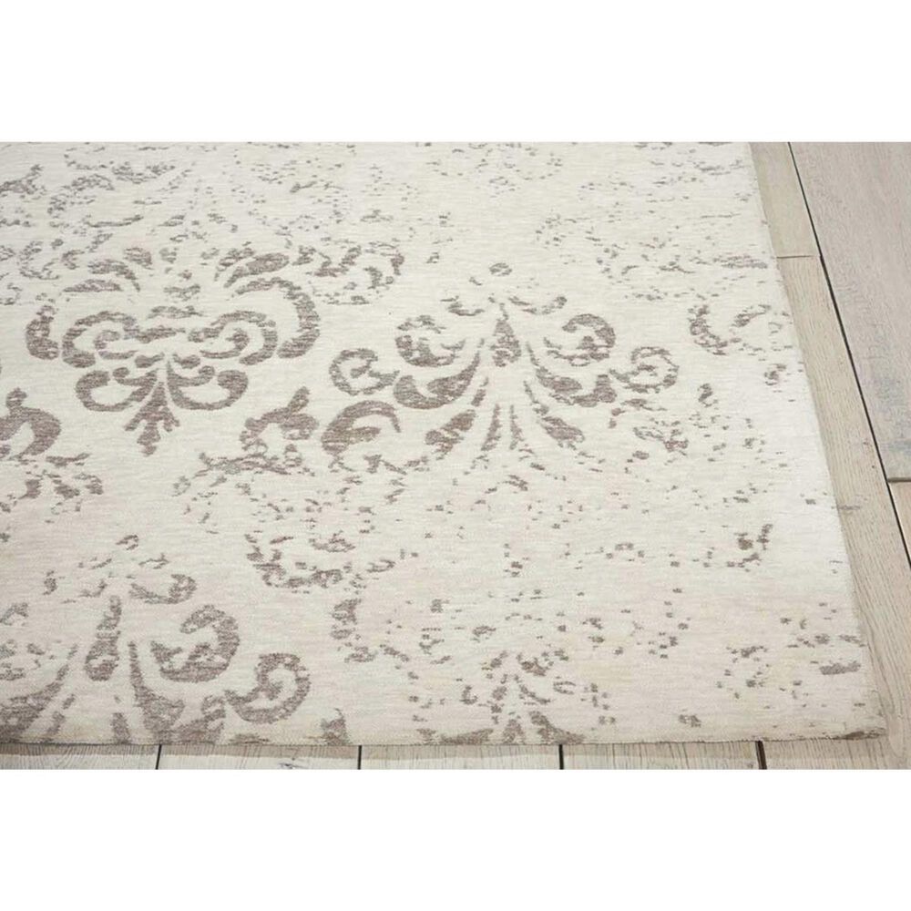 Nourison Damask DAS03 8&#39; x 10&#39; Ivory Area Rug, , large
