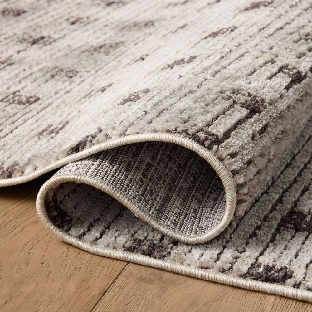 Jeremiah Brent x Loloi Bleecker Silver and Charcoal 2&#39;7&quot; x 10&#39; Runner, , large