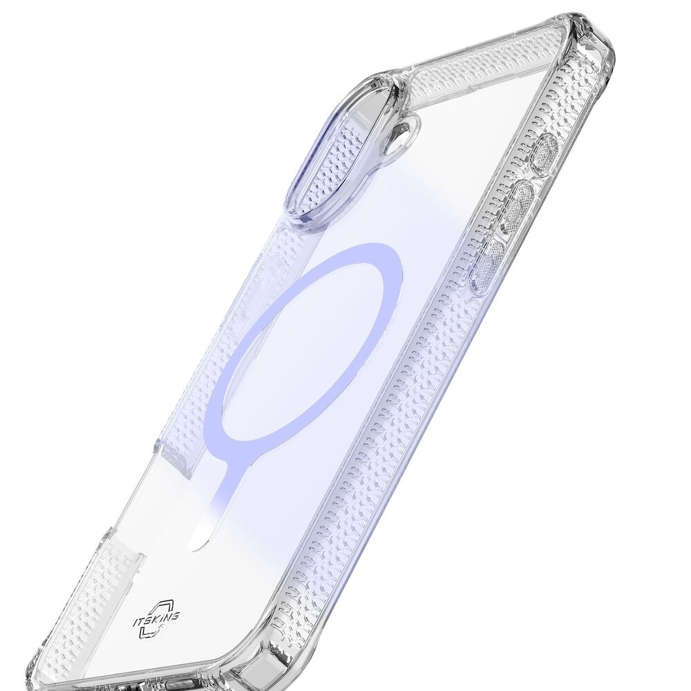 ITSkins Hybrid R Mood Magsafe Case for Apple iPhone 16 in Light Purple, , large