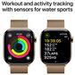 Apple Watch Series 10 GPS + Cellular 46mm Gold Titanium Case with Gold Milanese Loop - S/M, , large