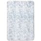 Duke Imports Snow Paisley Plush Throw in White, , large