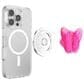 PopSockets MagSafe Circle PopGrip in Molded Butterfly Magenta, , large