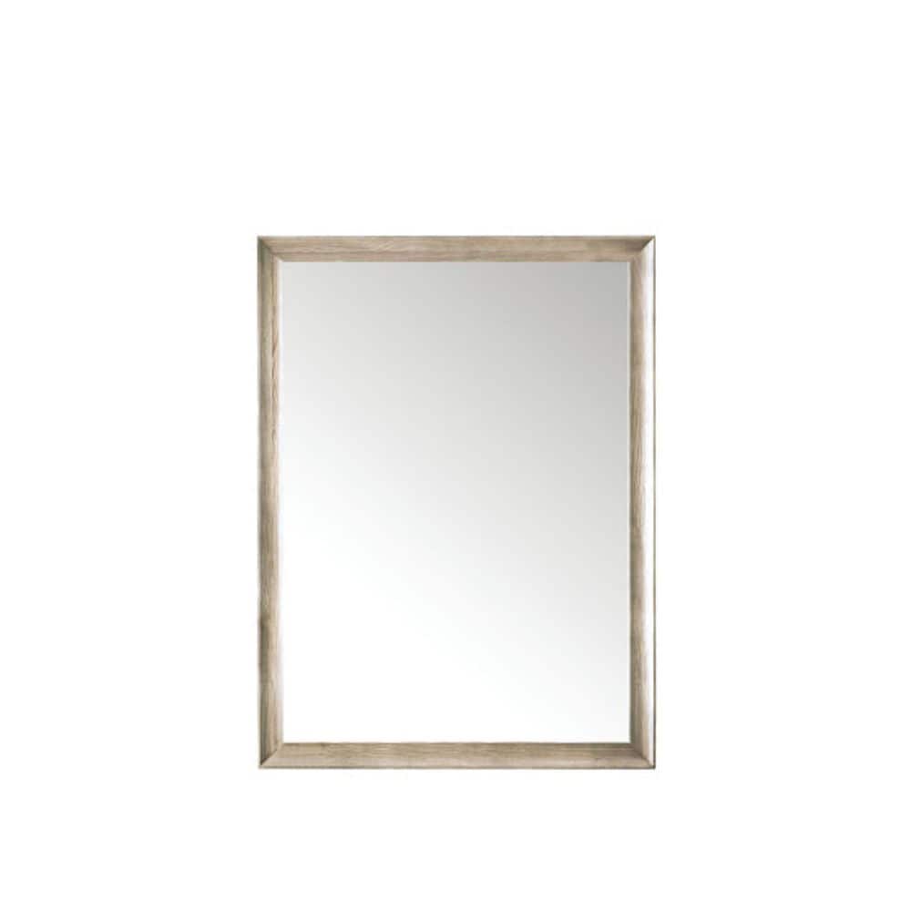 James Martin Vanities Glenbrooke 30&quot; Rectangular Mirror in Whitewashed Oak, , large