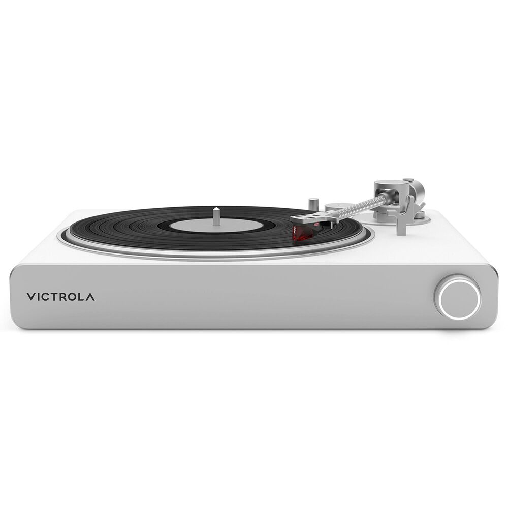 Victrola Stream Pearl Wi-Fi Bluetooth Turntable in White and Silver, , large