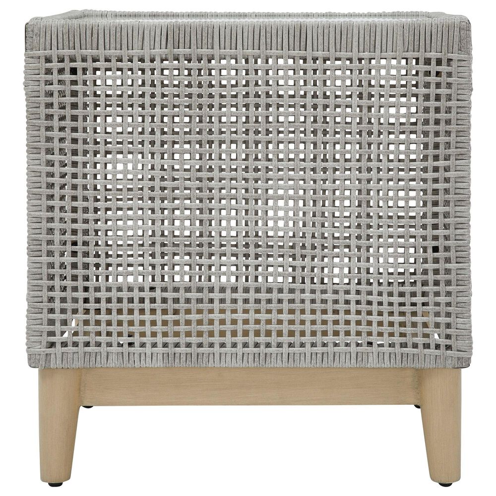 Ashley Seton Creek Patio Square End Table in Gray, , large