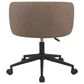 Impressions Vanity Kaylee Swivel Vanity Chair with Sand Cushion in Black, , large
