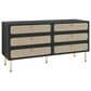 Modway Chaucer 6-Drawer Dresser in Black, , large