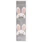 Safavieh Carousel CRK168 2" x 8" Pink and Grey Kids Runner, , large