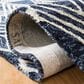 Safavieh Micro-Loop MLP155N 5" x 8" Navy and Ivory Area Rug, , large