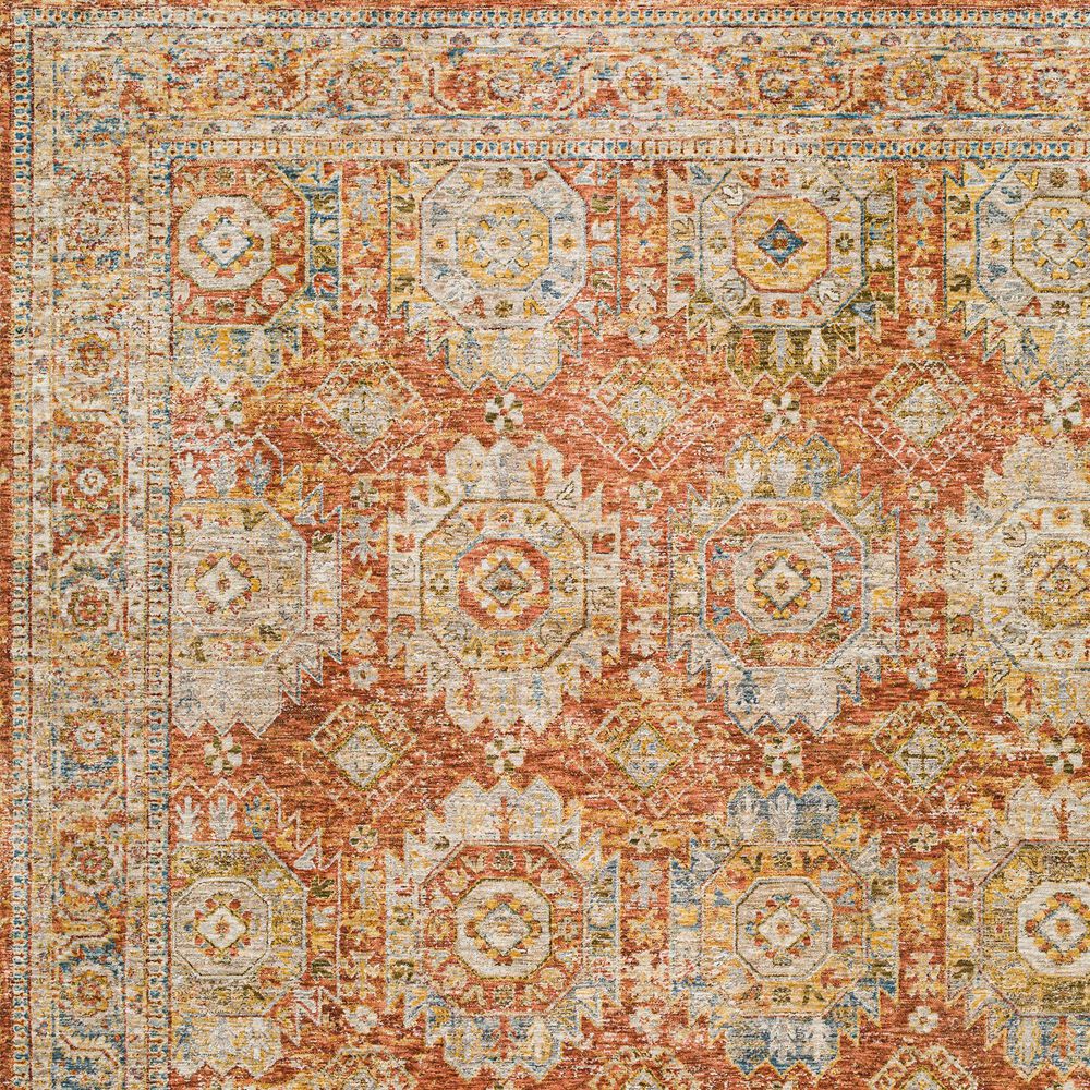 Surya Mona Lisa 10&#39; x 14&#39; Brick Red, Mustard, Tan, Sage, Dark Blue, Olive and Burgundy Area Rug, , large