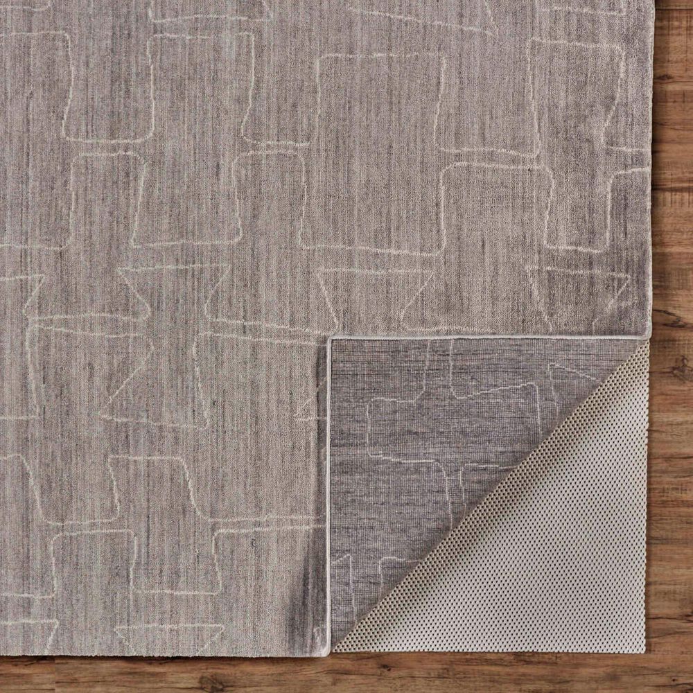 Feizy Lennox 2&#39; x 3&#39; Taupe and Ivory Area Rug, , large