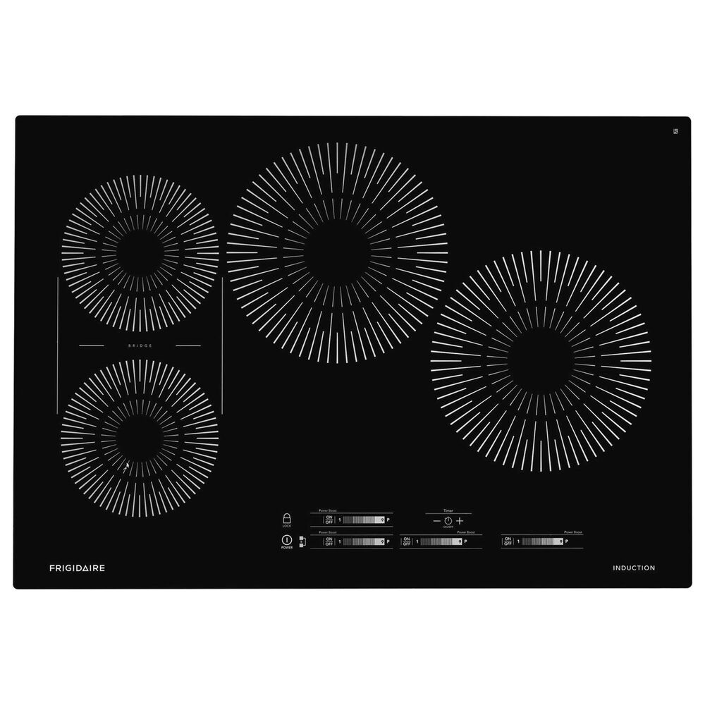 Frigidaire 2-Piece Kitchen Package with Stainless Steel 30&quot; Built-In Convection Double Wall Oven and Black 30&quot; Induction Cooktop, , large