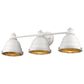 Golden Lighting Bartlett FW 3-Light Bath Vanity in French White, , large