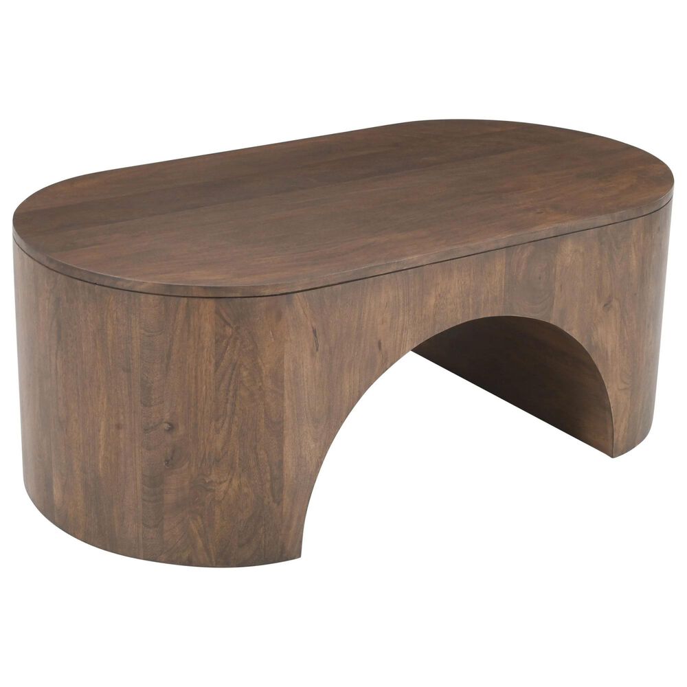 Waltham Luna Coffee Table in Umber Brown, , large