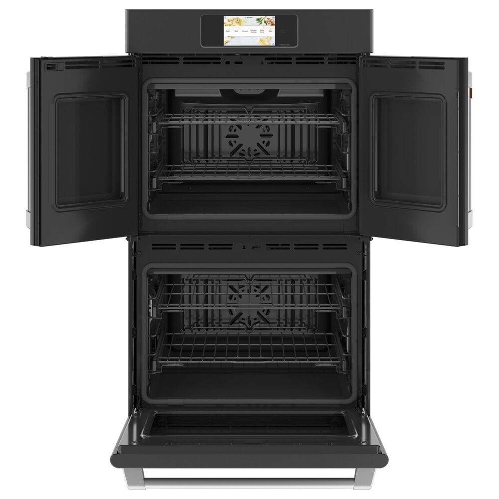 Cafe 30" French-Door Double Wall Oven in Matte Black, , large