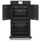 Cafe 30" French-Door Double Wall Oven in Matte Black, , large
