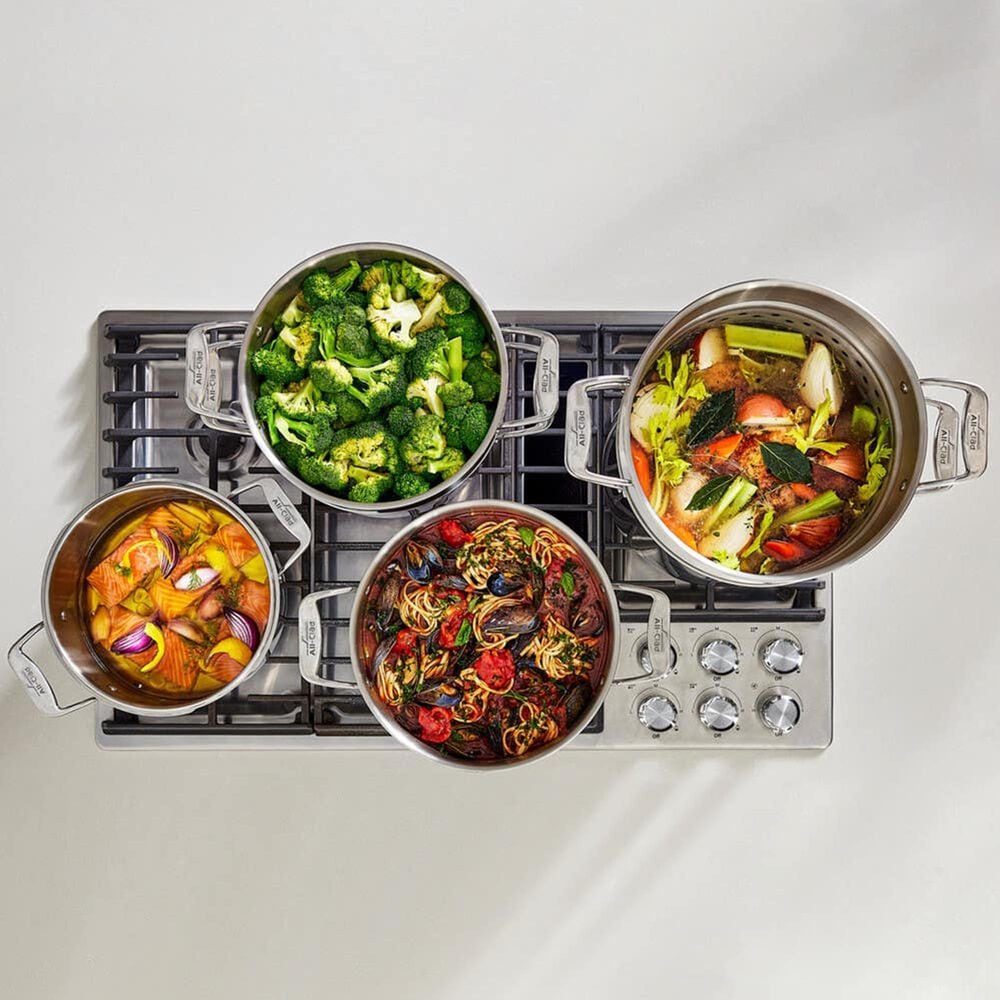 All-Clad Simply Strain 12-Quart Multipot with Insert in Stainless Steel, , large