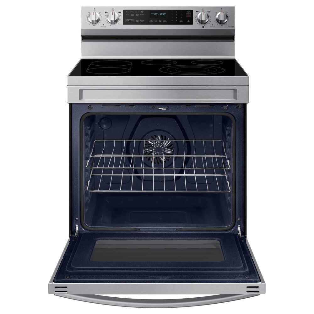 Samsung 6.3 Cu. Ft. Freestanding Electric Range with Air Fry, Wi-Fi and Griddle in Stainless Steel, , large