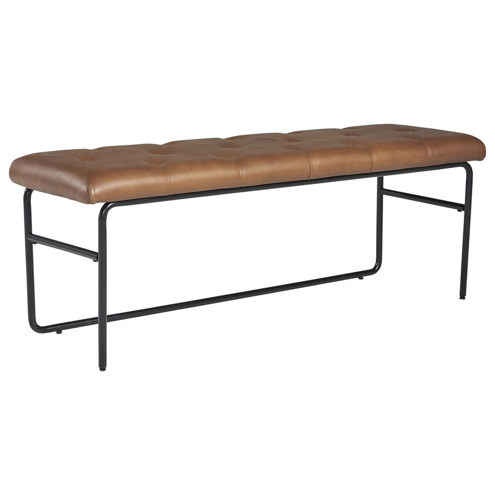 Signature Design by Ashley Donford Accent Bench in Brown, , large