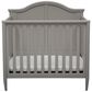 Delta Parker Mini Convertible Baby Crib with Mattress in Gray, , large