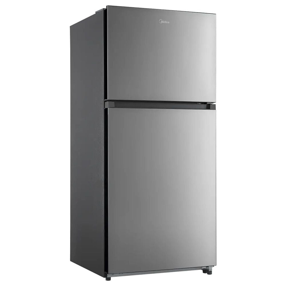Midea 18 Cu. Ft. Garage Ready Top-Freezer Refrigerator in Stainless Steel, , large