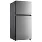 Midea 18 Cu. Ft. Garage Ready Top-Freezer Refrigerator in Stainless Steel, , large