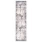 Safavieh Aston 2" x 8" Grey and Ivory Runner, , large