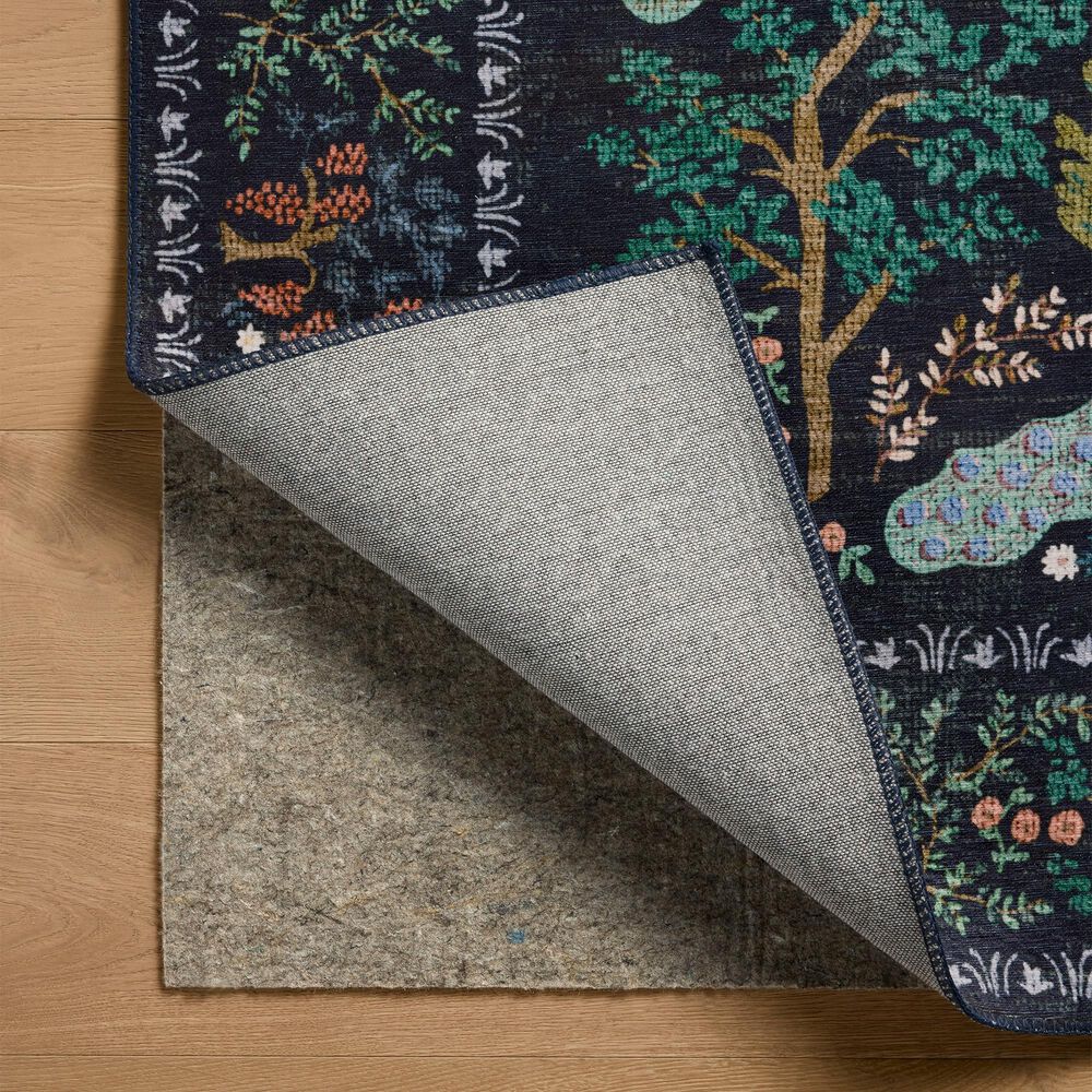 Loloi Canopy Peacock Forest Charcoal 2&#39;3&quot; x 5&#39; Runner, , large