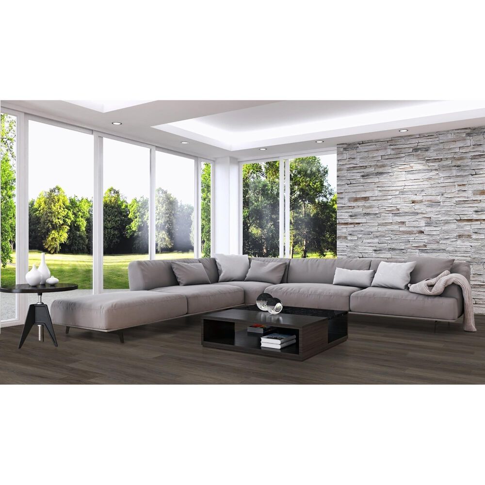Republic Floor Lions Creek River Grey 9&quot; x 60&quot; Vinyl Plank, , large