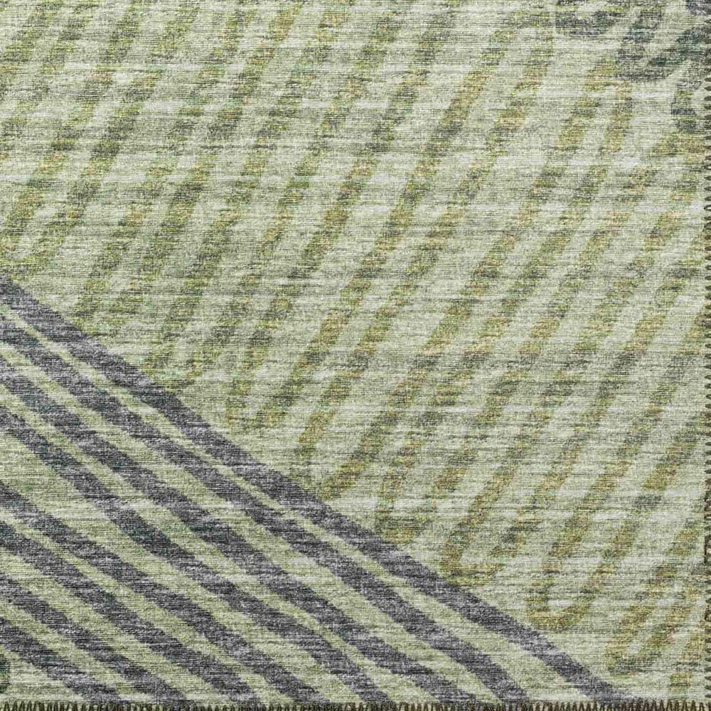 Dalyn Rug Company Sedona Floral 2&#39;3&quot; x 12&#39; Moss Indoor/Outdoor Performance Runner, , large