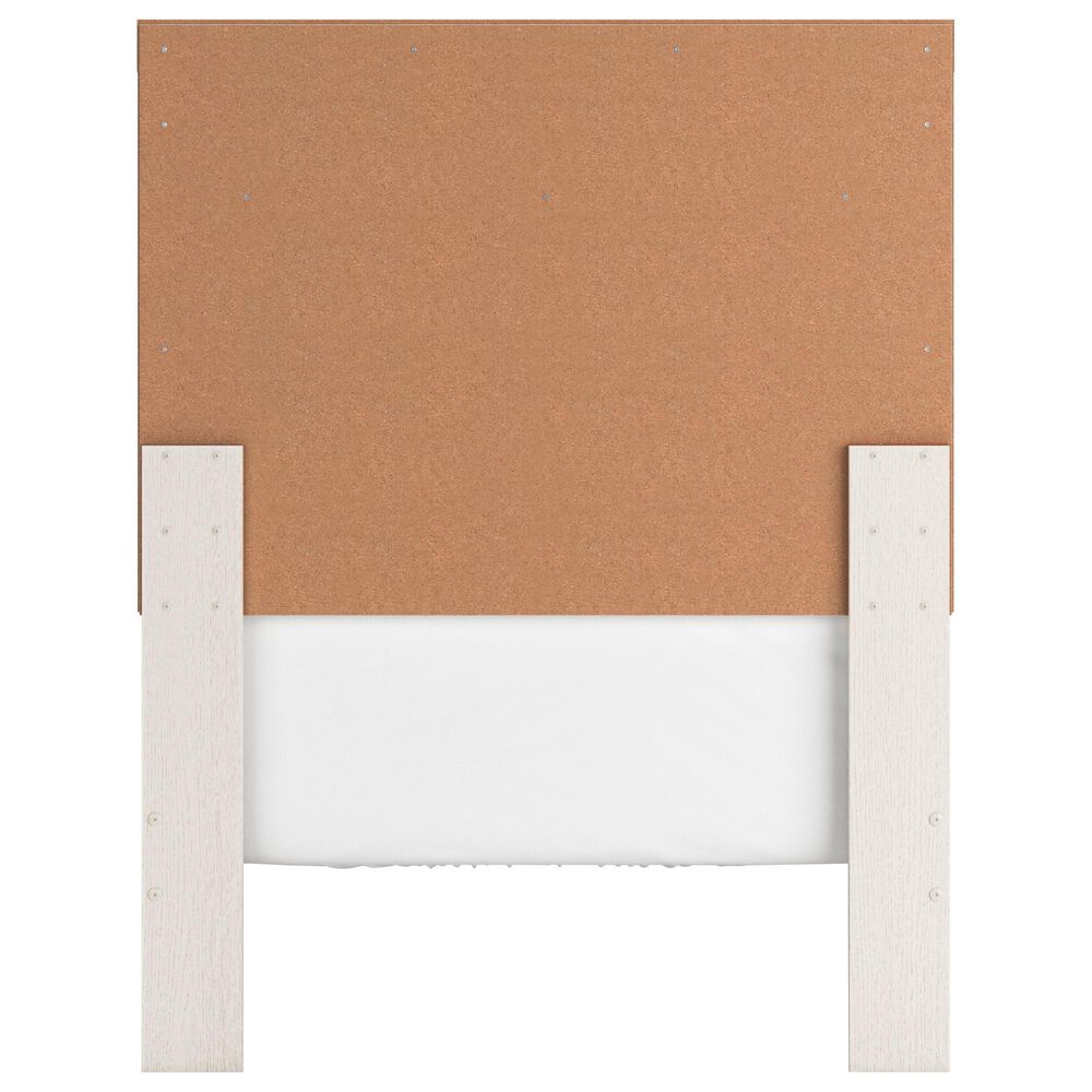 Ashley Stelsie Twin Panel Bed in White, , large