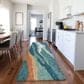 Dalyn Rug Company Lorenzo LN4 Teal 2"3" x 7"6" Runner, , large