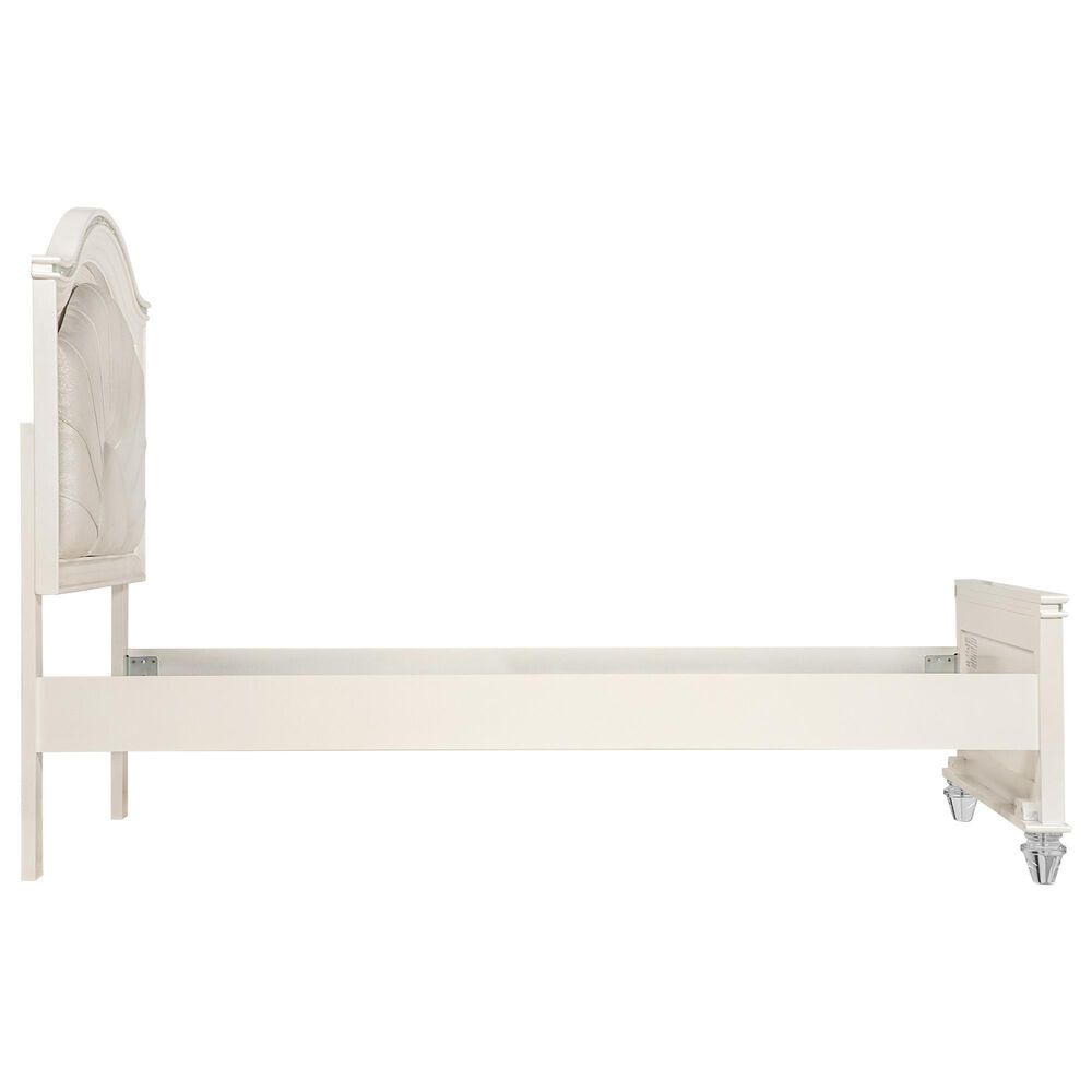 Furniture of America Norris Full Platform Bed in Pearl White, , large