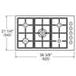Bertazzoni 36" Professional Gas Cooktop with 5 Burners in Stainless Steel, , large