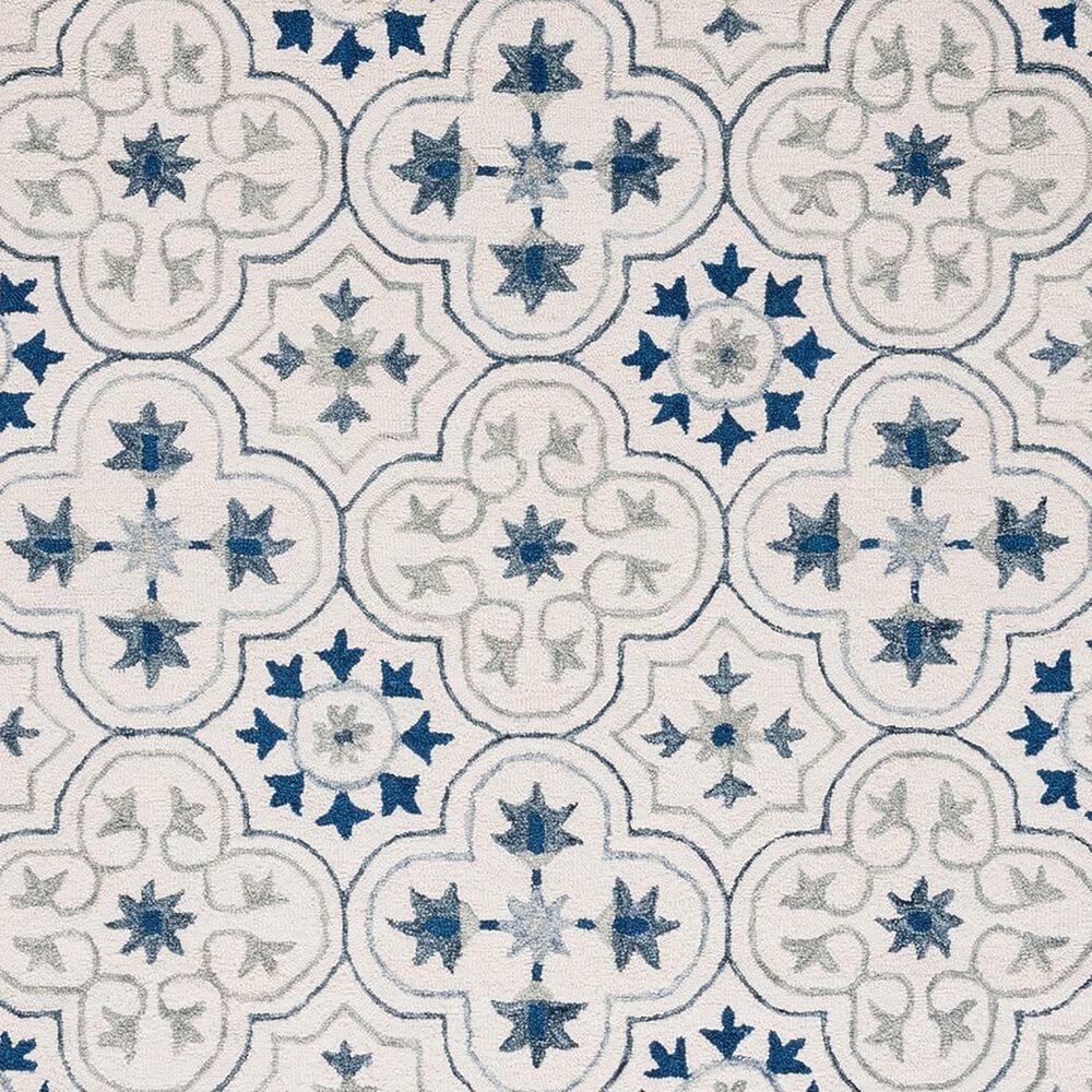 Safavieh Micro-Loop 5&#39; x 8&#39; Ivory and Sage Area Rug, , large