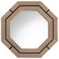 Baxton Studio Mirai Octagon Accent Mirror in Natural and Black, , large