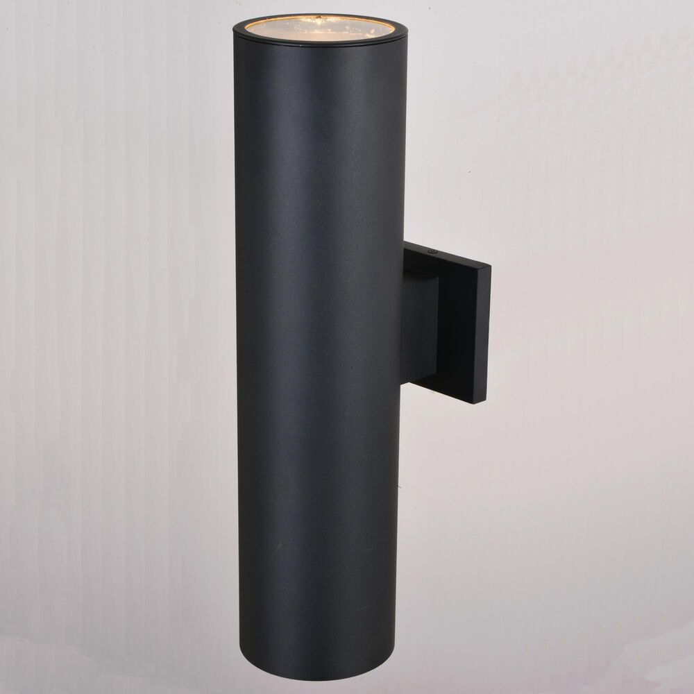 Vaxcel Chiasso 20" 2-Light Outdoor Wall Sconce in Textured Black, , large